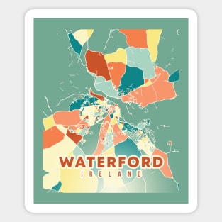 WATERFORD IRELAND: UNVEILING THE EMERALD CITY IN VINTAGE HUES Magnet